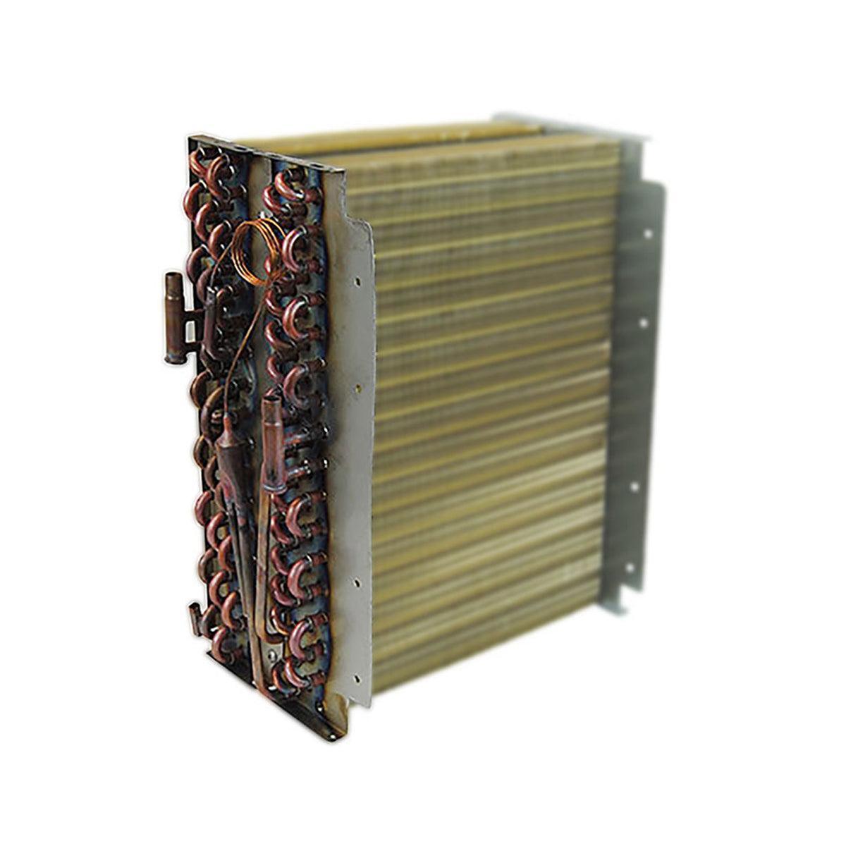 Condenser (Gold) old for XD-125 Dehumidifier. Makes the heated gas become a liquid, releasing its heat to the outside air.
Part #: 111-001
Old Part #: XD-125-11