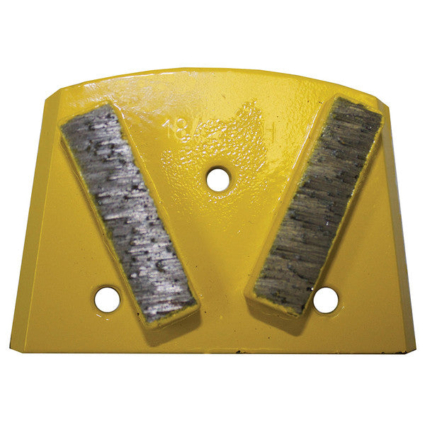 EDCO 18 Grit Double Dyma-Segs, (Yellow) for Soft Concrete (3 Pack).
Designed for coating and concrete removal, this tool delivers a smooth, clean finish with medium scratching.
For use with:
Magna-Trap® Floor Grinders, Single or Dual-Disc Models
Magna-Trap® Turbo Grinders, 7”, 9”, 10” Models
Classic-Style Grinders retrofitted with Magna-Trap® Multi-Tooling Disc