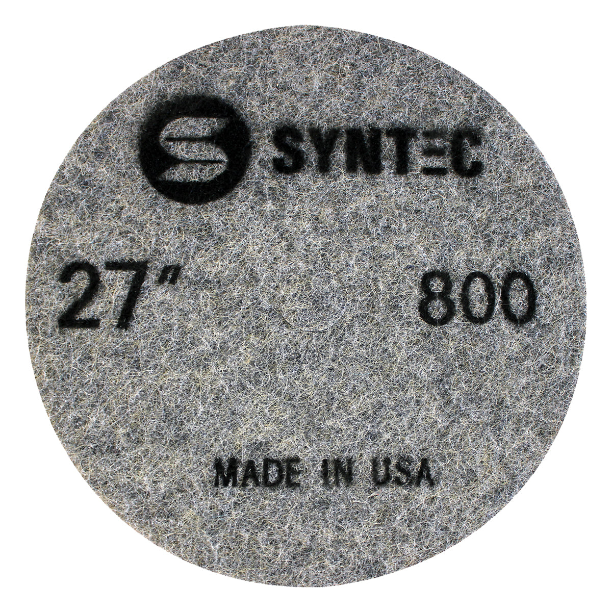 EDCO Syntec 27" 800-Grit Pro Burnishing Pad (5 Pack) for use with Magna-Trap® Grinders/Polishers.
Burnishing pads featuring fine-grit Diamond and Resin that generate heat to activate the floor guard, producing a polished surface with a brilliant shine.