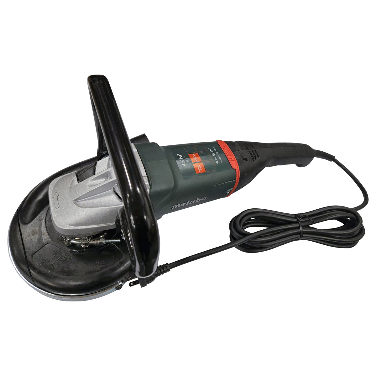 EDCO Metabo 7” 6600 RPM 15 Amp Angle Grinder w/ 7” Prem Convertible Dust Shroud & Loop Handle.
