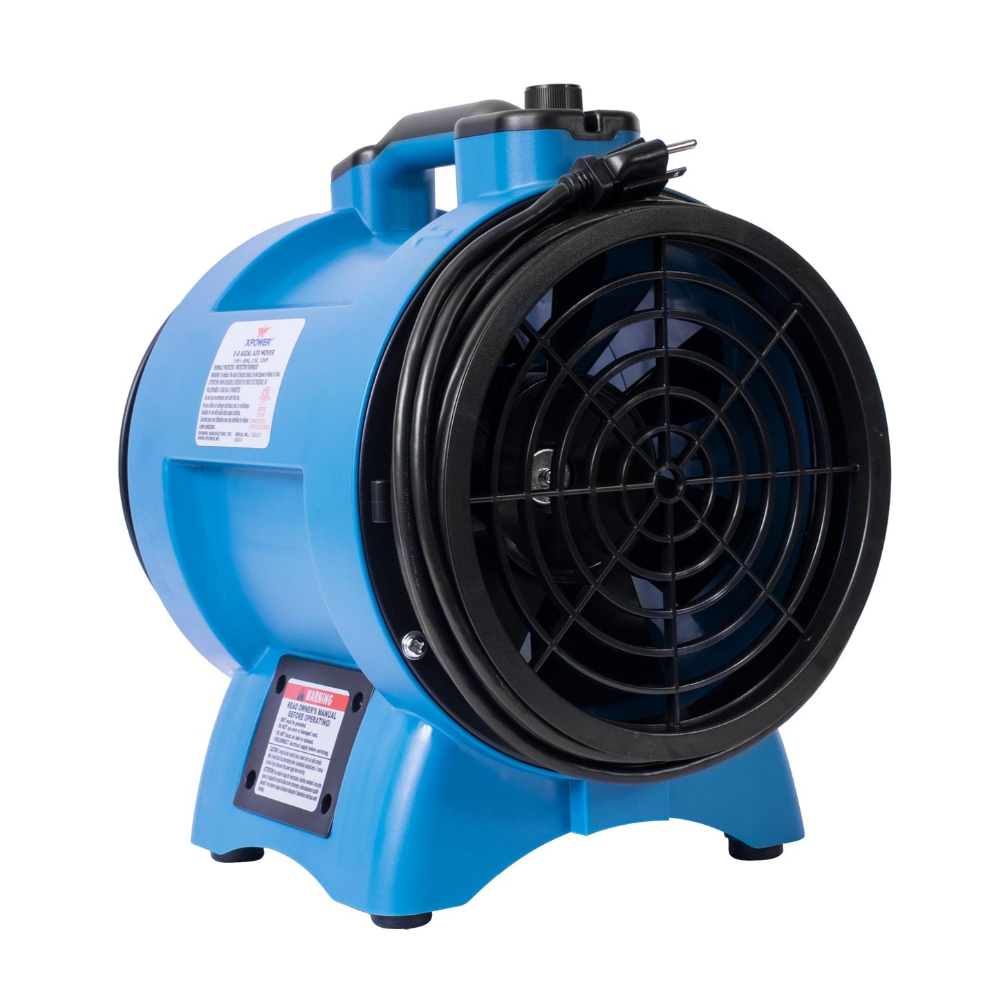 XPOWER X-8 Industrial Confined Space Fan (1/3 HP)