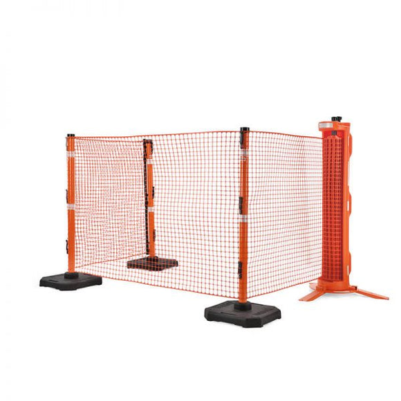 RapidRoll Portable Safety Barrier 3-Legged Fencing System