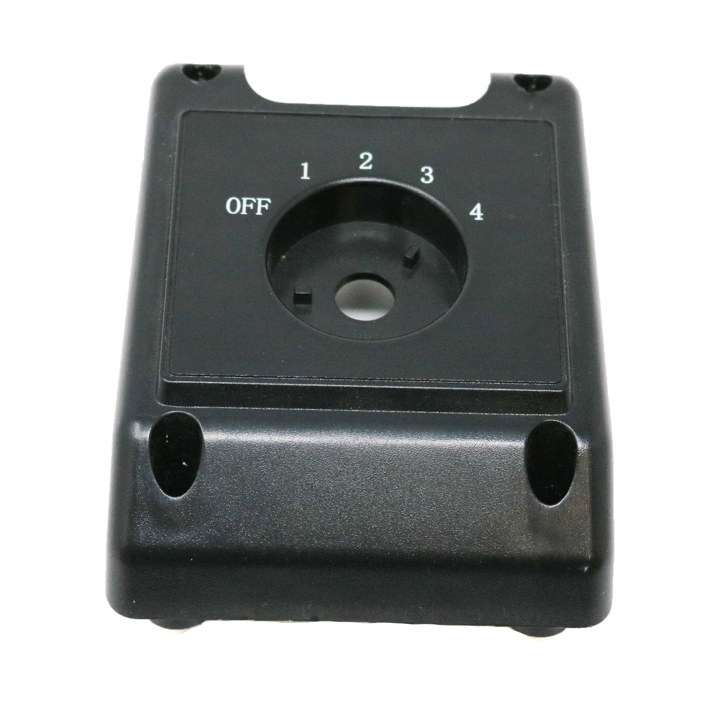 Switch Plate, Black for XPOWER Air Circulator models FC-100, FC-250AD & FC-250D, and Axial Air Mover model P-21AR.
Part #: 019-016
Old Part #'s: FC-150B-06, FC-250AD-10, FC-250D-07, P-21AR-11