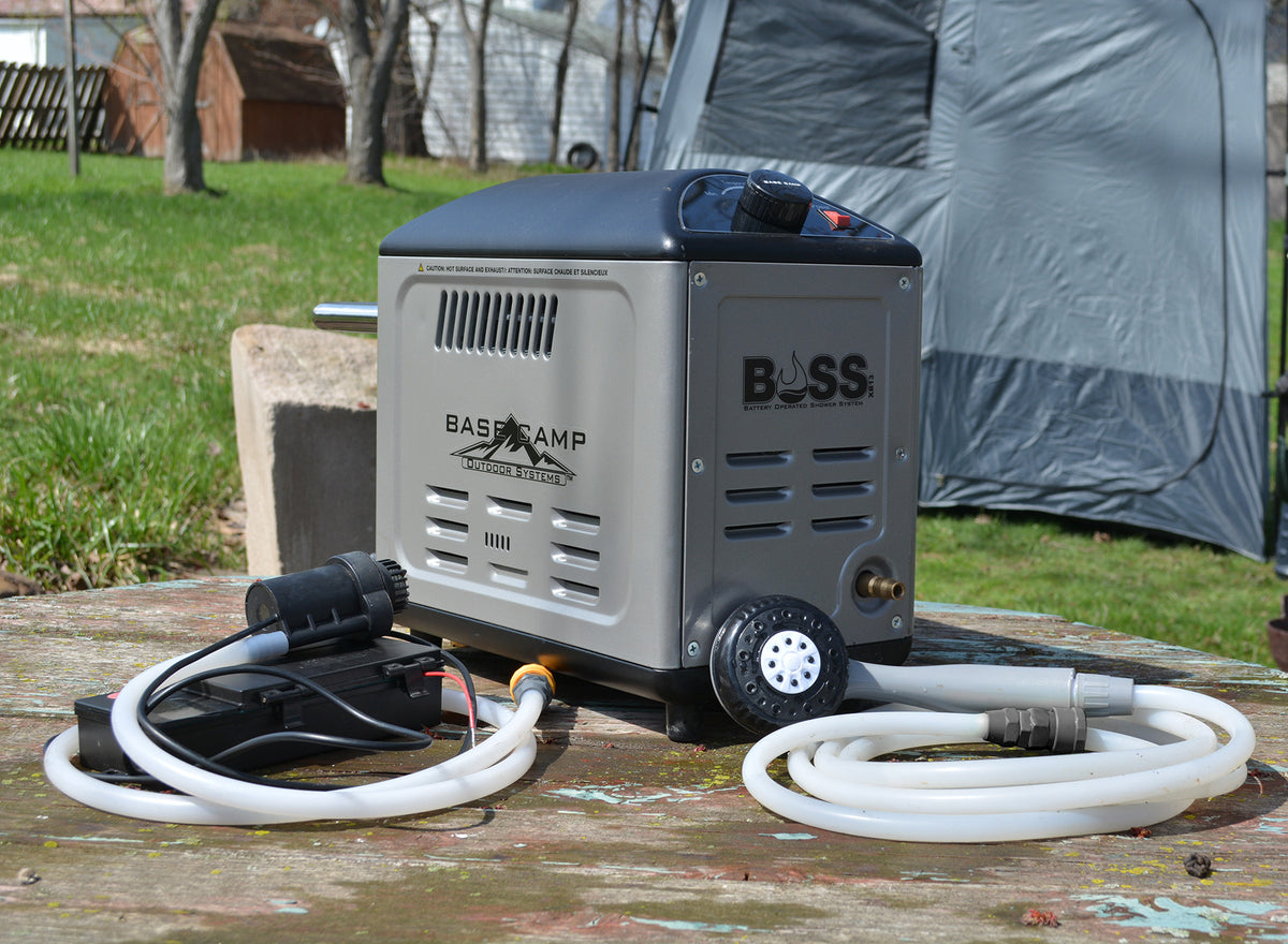 Basecamp BOSS XB13 Battery Operated Shower System – LionCove