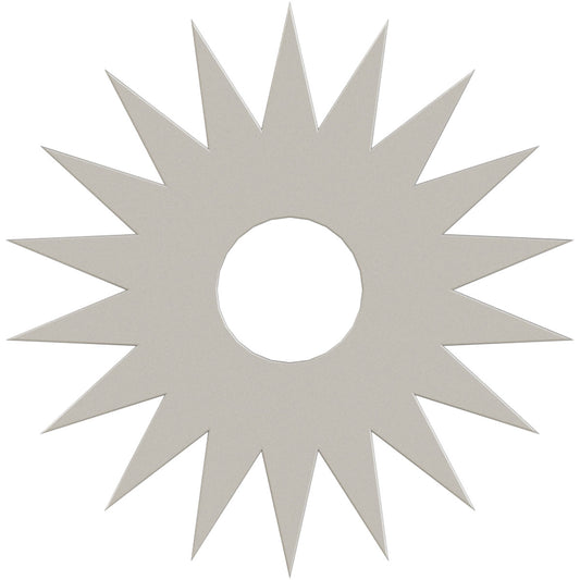 EDCO JRS-501 18-Tooth Pointed Steel Cutter, 2″ OD x 1/2″ ID x 3/16″ Thick for use with CPM-8 &amp; CPM-10 8-Shaft Crete-Planers