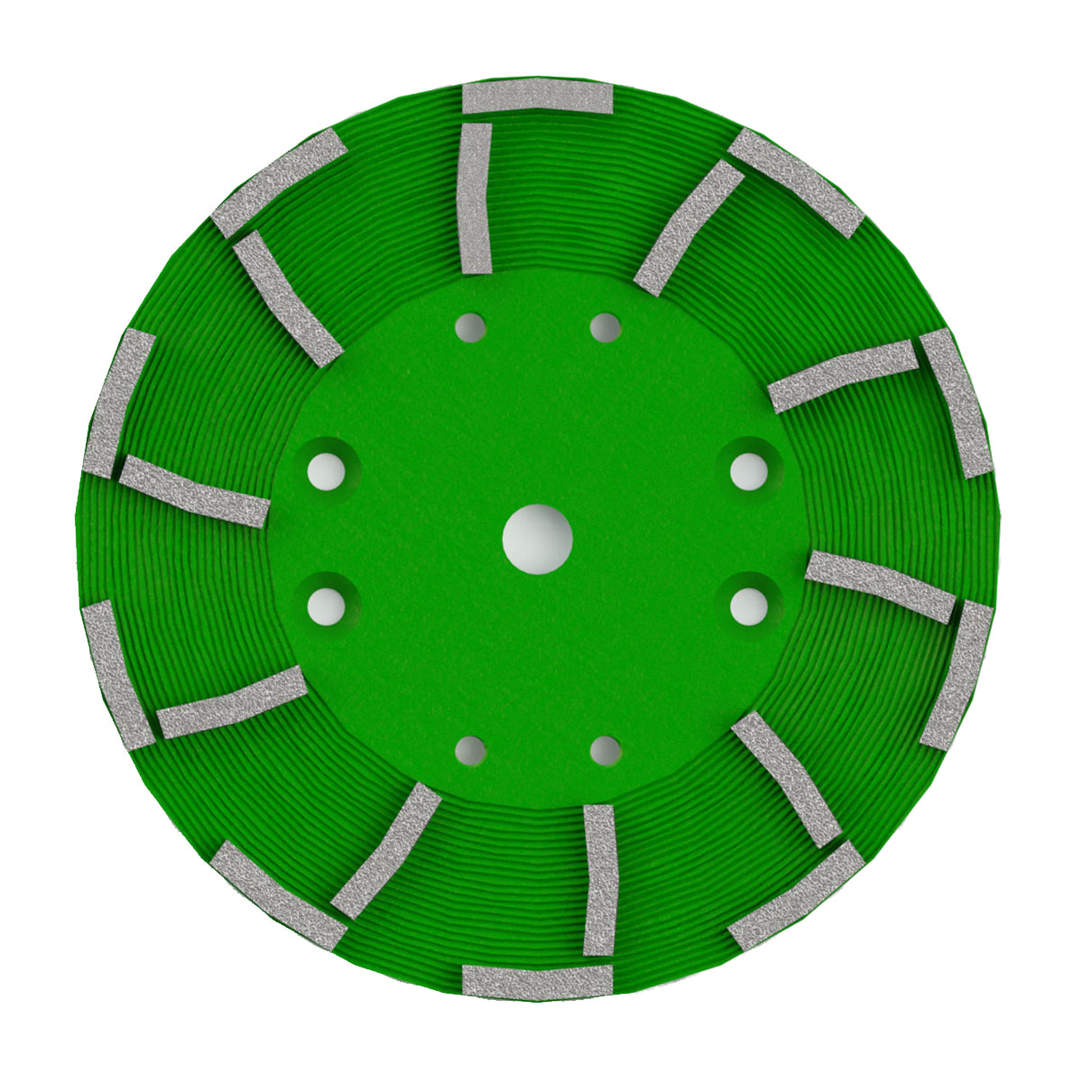 EDCO 10" - 20 Segment Diamond Disc (Green) Premium Hard Bond&nbsp;for use with 10" Magna-Trap® Turbo Grinder.

30-40 Grit, designed for intensive grinding of coarse, uneven slab surfaces and efficiently removing coatings while delivering a smooth, refined finish.