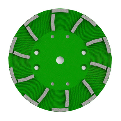 EDCO 10" - 20 Segment Diamond Disc (Green) Premium Hard Bond&nbsp;for use with 10" Magna-Trap® Turbo Grinder.

30-40 Grit, designed for intensive grinding of coarse, uneven slab surfaces and efficiently removing coatings while delivering a smooth, refined finish.