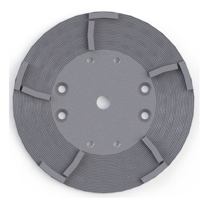 EDCO 10″ - 10 Segment Economy Diamond Grinding Disc (Silver)&nbsp;for use with 10" Magna-Trap® Turbo Grinder.

Ideal for heavy-duty grinding on rough and uneven slab surfaces, this disc efficiently removes coatings and ensures a smooth, refined finish.