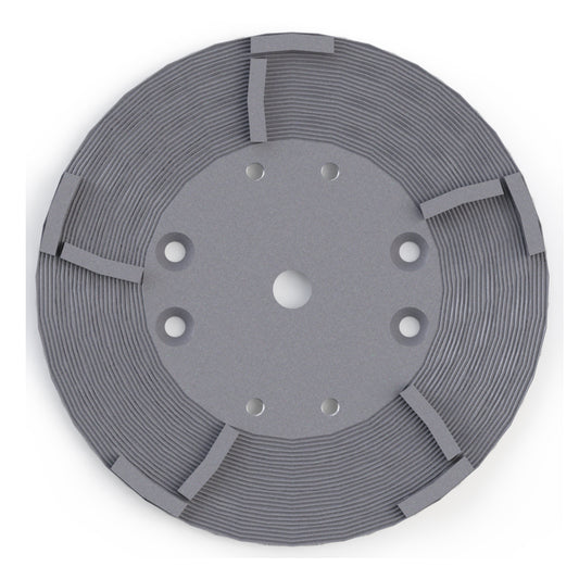 EDCO 10″ - 10 Segment Economy Diamond Grinding Disc (Silver)&nbsp;for use with 10" Magna-Trap® Turbo Grinder.

Ideal for heavy-duty grinding on rough and uneven slab surfaces, this disc efficiently removes coatings and ensures a smooth, refined finish.