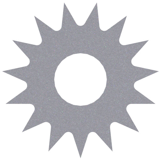 EDCO CP405P 3” 15-Tooth Pointed Steel Cutter, 3″OD x 1″ID x 3/16″ Thick for use with CPU-10FC (4-Shaft Drum) &amp; CPU-12 Crete-Planers