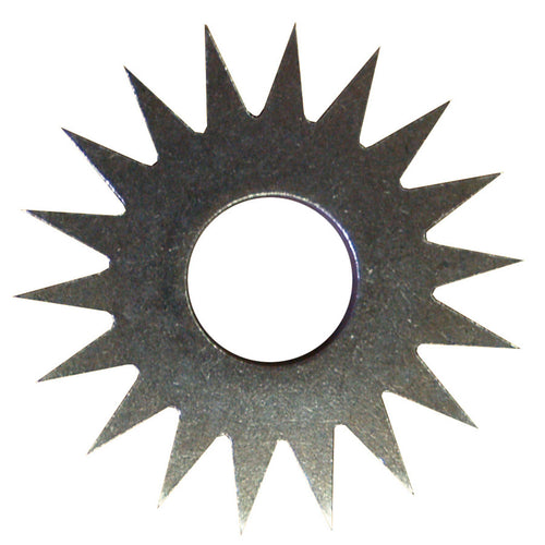 EDCO CP204-P 1-5/8” 18-Tooth Pointed Steel Cutter, 1-5/8″OD x 1/2″ID x 1/8″ Thick for use with CPL-8 (6-Shaft Drum) Crete-Planer