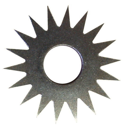 EDCO CP204-P 1-5/8” 18-Tooth Pointed Steel Cutter, 1-5/8″OD x 1/2″ID x 1/8″ Thick for use with CPL-8 (6-Shaft Drum) Crete-Planer