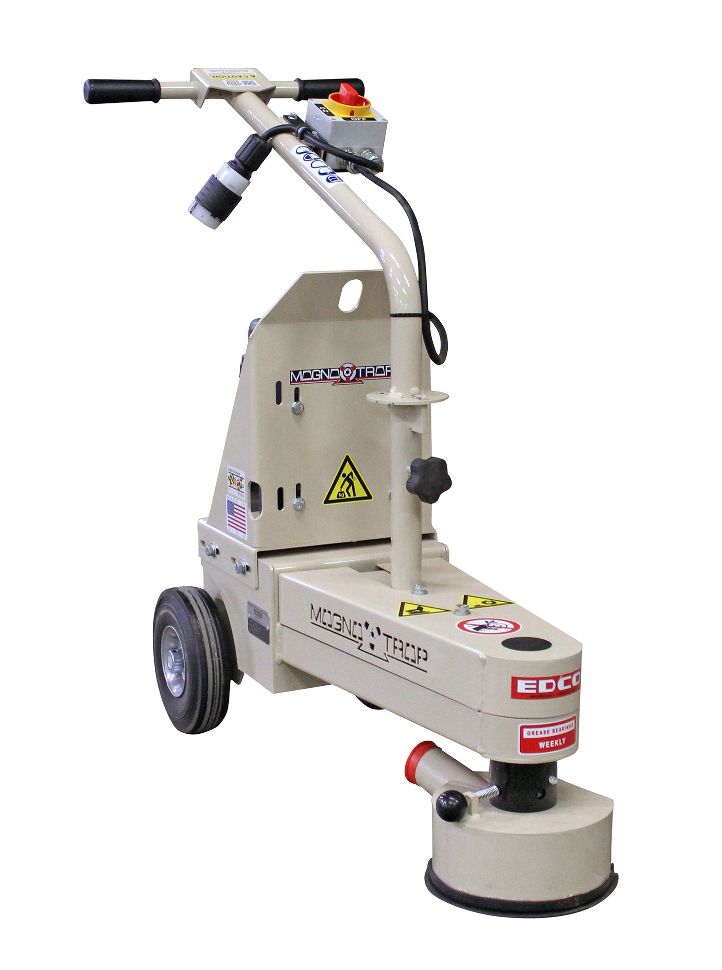 EDCO Magna-Trap 7" Turbo/Edge Grinder, 2HP/115V