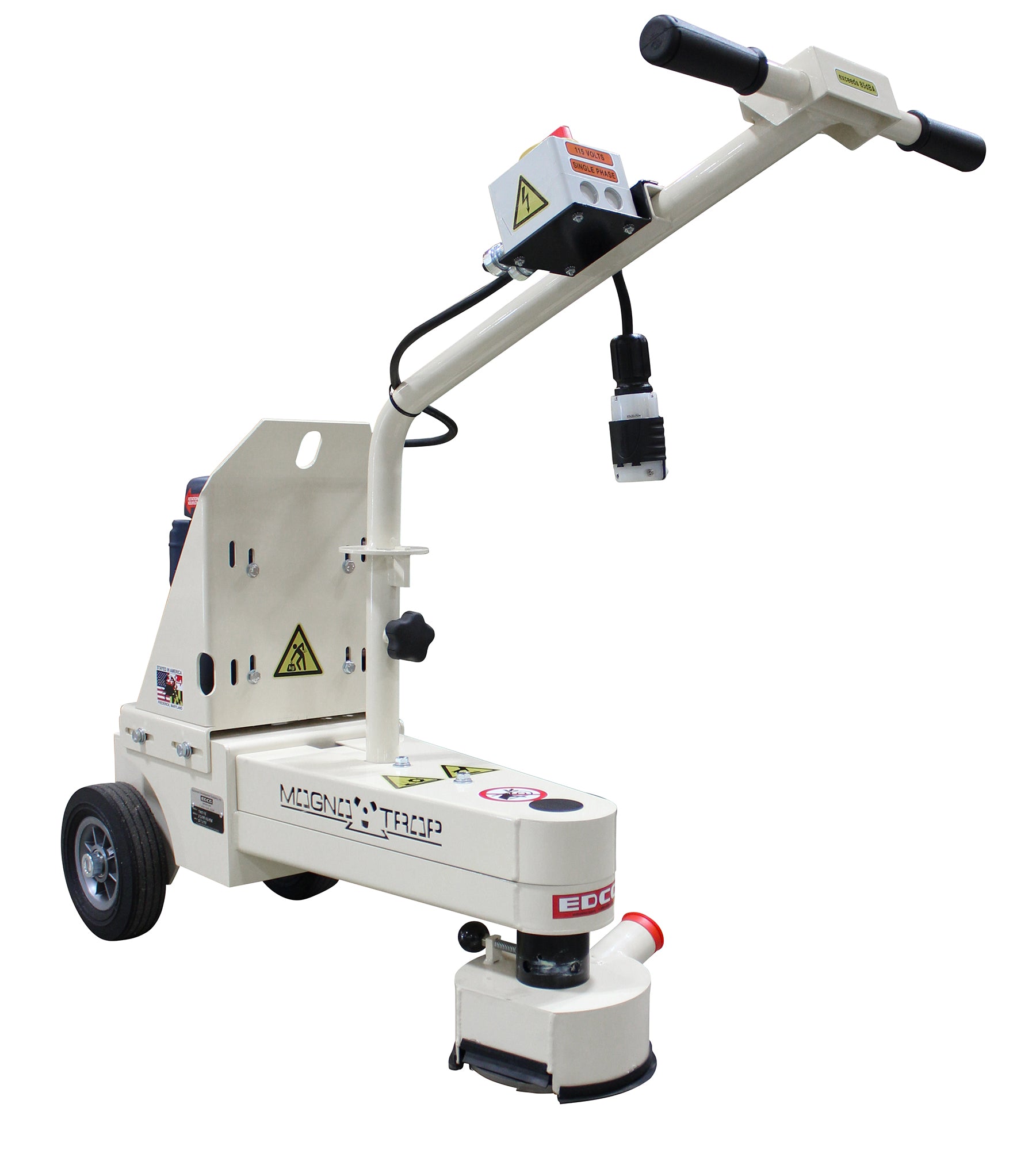 EDCO Magna-Trap 7" Turbo/Edge Grinder, 2HP/115V