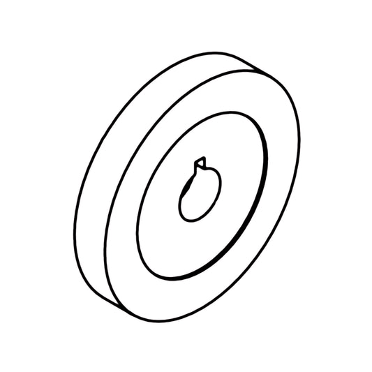 EDCO 6” OD x 1-1/2” ID x.430” THK Spacer for Diamond Grooving Head Assembly, for use with CPU-10FC 10" Self-Propelled Crete-Planer®