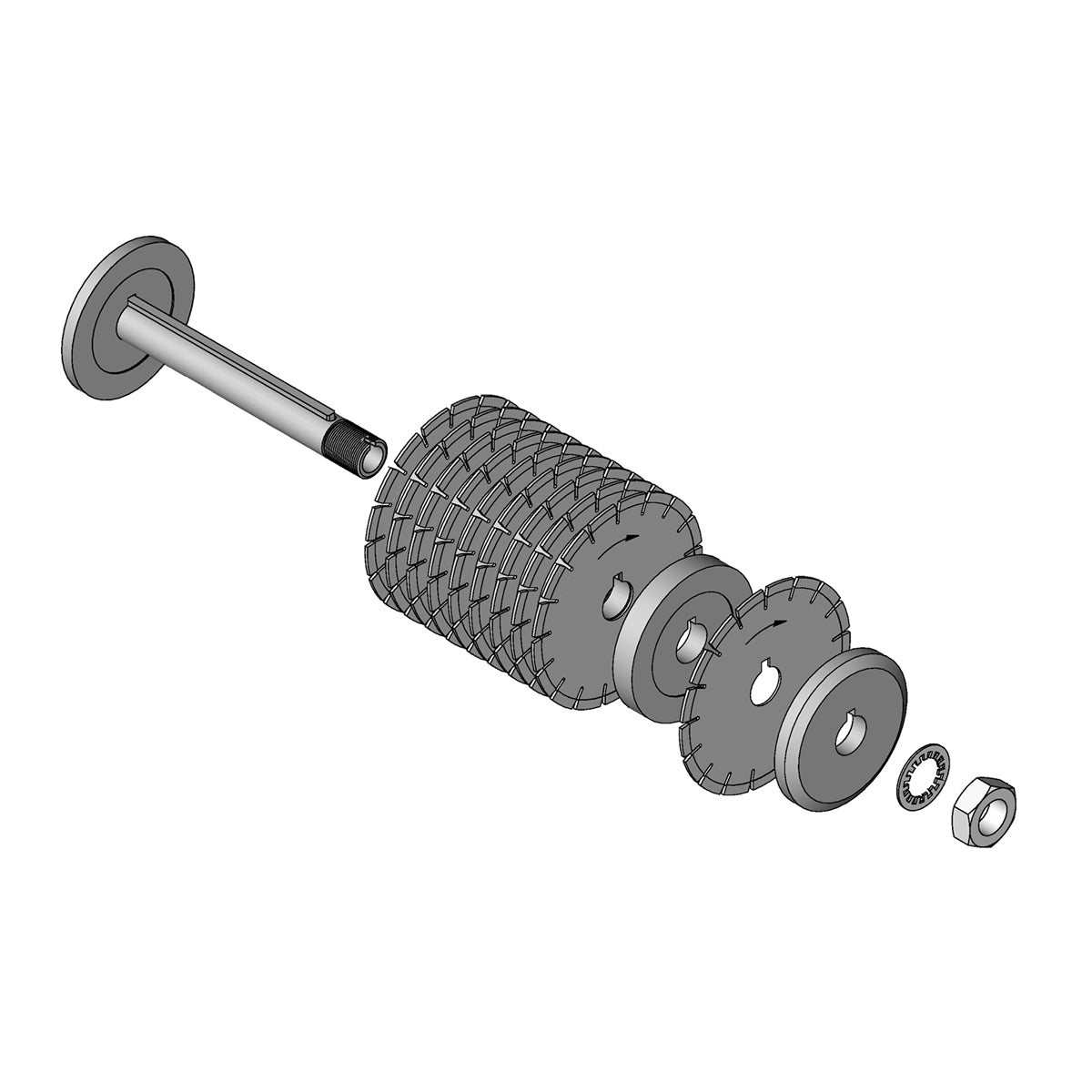 EDCO Diamond Grooving Head for CPU-10FC 10" Self-Propelled Crete-Planer®