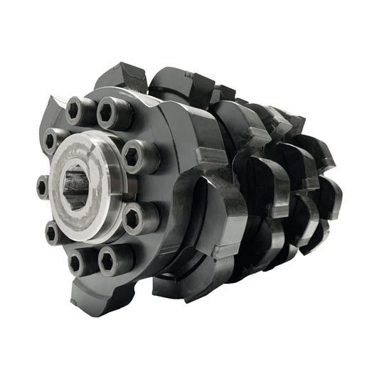 EDCO 10” PCDiamond Drum Flat Tooth Complete for CPM-10 Walk-Behind Crete-Planer®