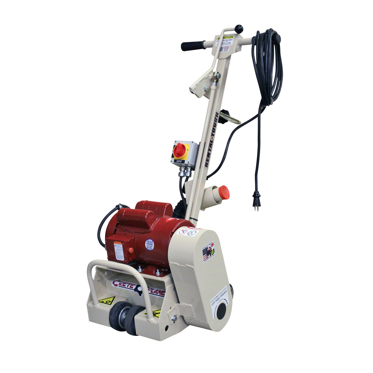 EDCO 8" Walk-Behind Scari-Lite Crete-Planer, Electric 1.5 HP/115V