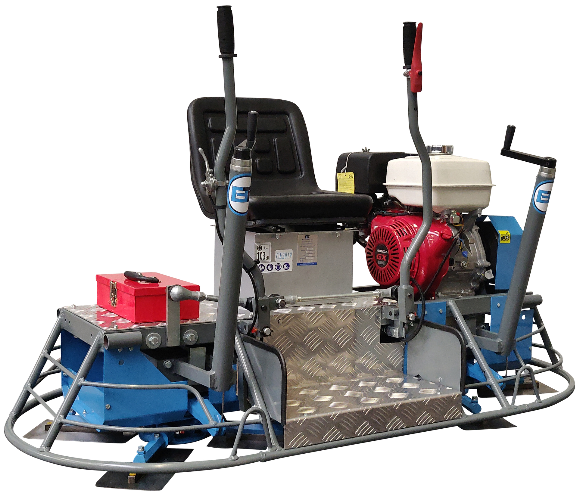 Beton Trowel 2 x 75cm Ride On Power Trowel with Honda GX390 Engine Beton Trowel 2 x 75cm Ride On Power Trowel with Honda GX390 Engine