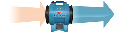 XPOWER X-12 Industrial Confined Space Fan (1/2 HP)