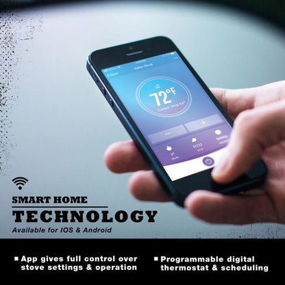 Cleveland Iron Works Medium Pellet Stove - PS60W-CIW