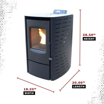 Cleveland Iron Works Small Pellet Stove - PS20W-CIW