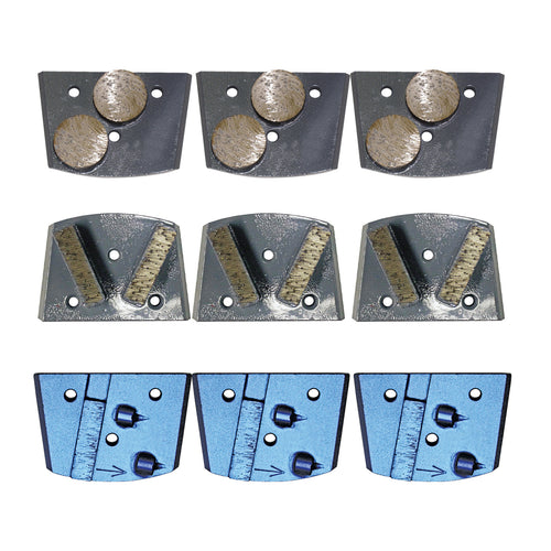 EDCO Tooling Package for use with Magna-Trap® 10″ Turbo Grinder, 7″ Turbo/Edge Grinder, Turbo-Lite Grinder (Medium Concrete)

Includes:

3 Double Dyma-Dots (Grey)
3 Dyma-Segs (Grey)
3 PCD w/Backing Segment (Left Hand)
