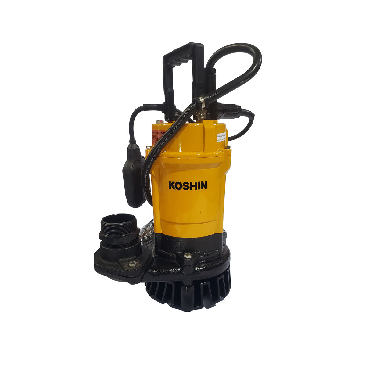 Koshin Submersible Portable Site Pump, 92 GPM, 2" NPT, 1 HP Electric Motor with Float Switch
