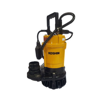 Koshin Submersible Portable Site Pump, 92 GPM, 2" NPT, 1 HP Electric Motor with Float Switch