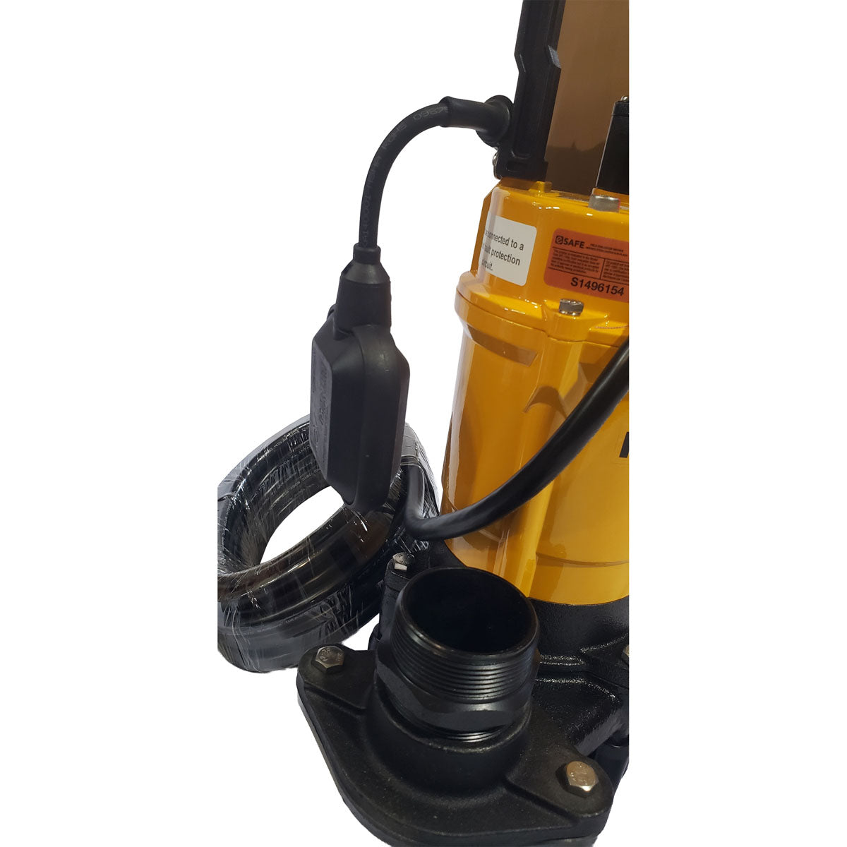 Koshin Submersible Portable Site Pump, 92 GPM, 2" NPT, 1 HP Electric Motor with Float Switch
