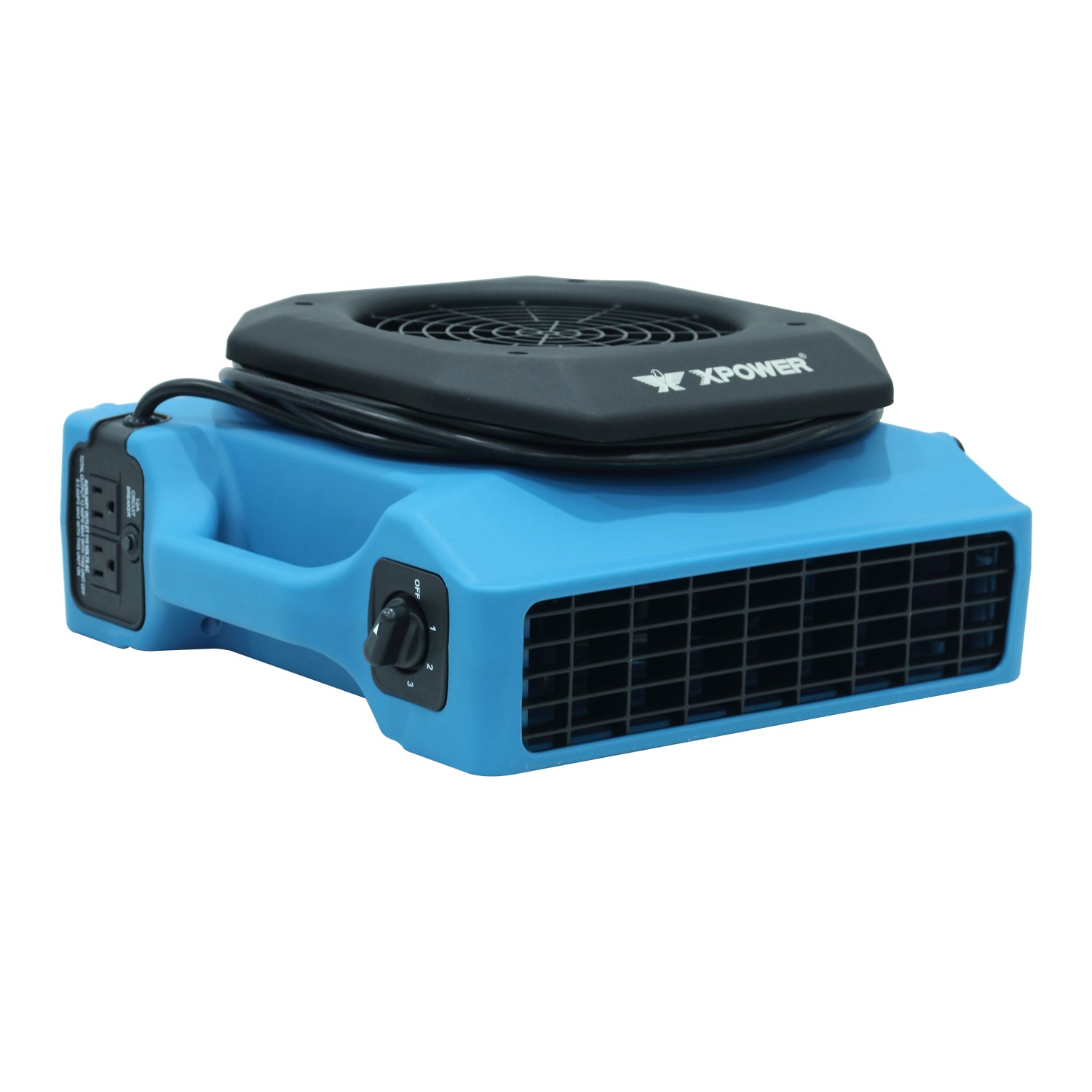 XPOWER PL-650A 1/3 HP 650 CFM Professional Low Profile Air Mover