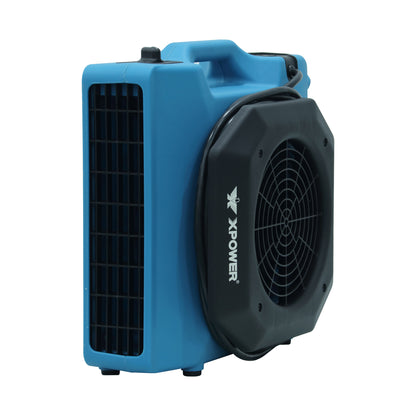 XPOWER PL-650A 1/3 HP 650 CFM Professional Low Profile Air Mover