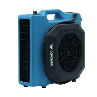 XPOWER PL-650A 1/3 HP 650 CFM Professional Low Profile Air Mover