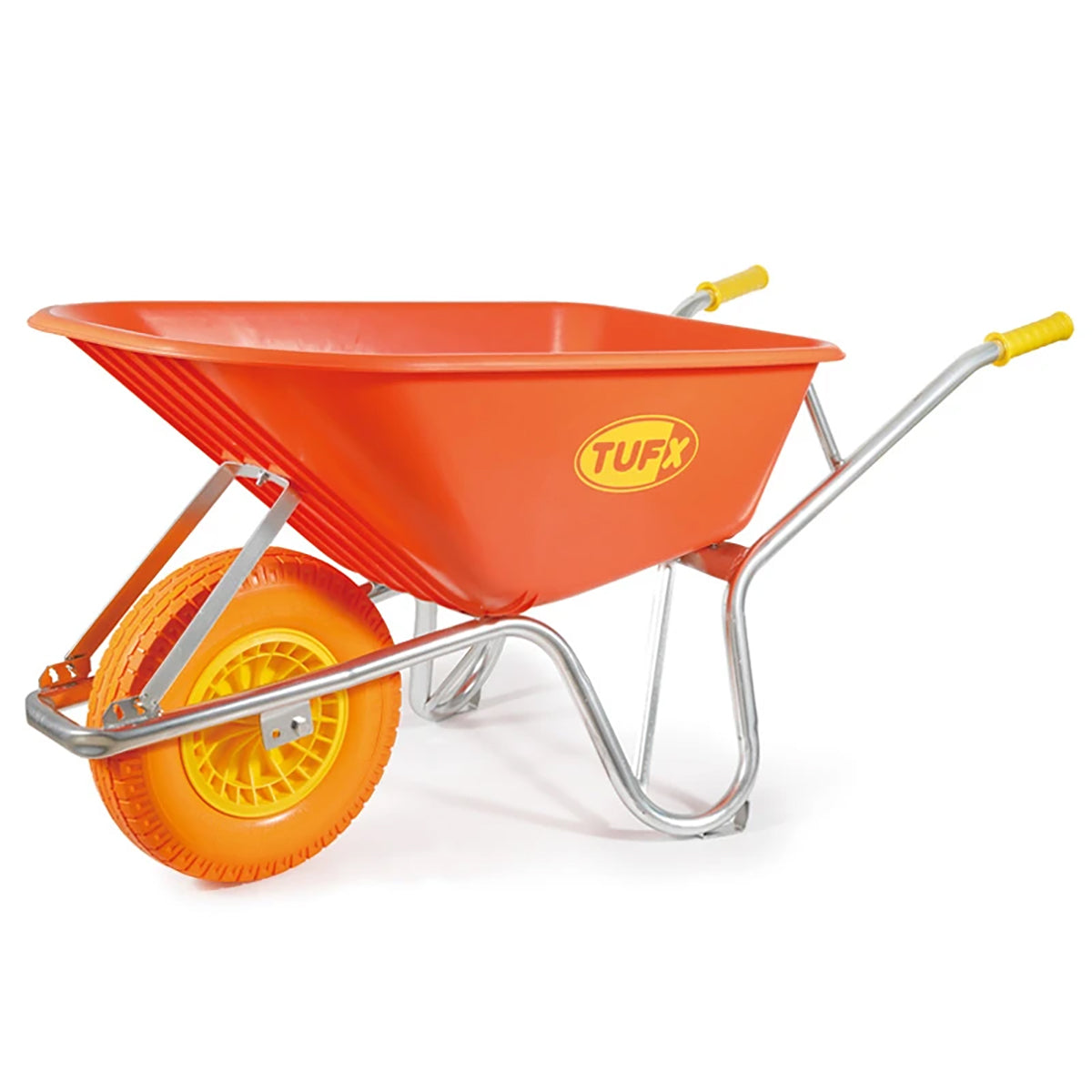 TUFX 6 cu. ft. Poly Tray Contractor Wheelbarrow