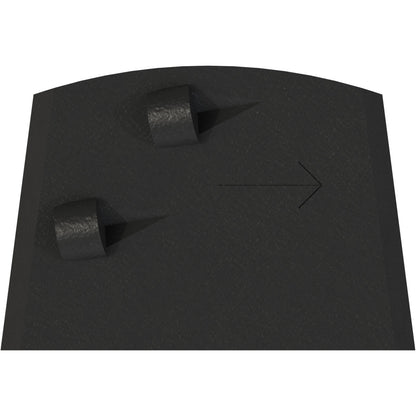 EDCO Dyma-PCD w/ Backing Segment, (Black)&nbsp;Right Hand (3 Pack) for use with Magna-Trap® Dual-Disc Floor Grinders only.

Designed for penetrating industrial-grade coverings, waterproof membranes, and dense epoxy layers, this tool delivers medium texture and moderate scratch patterns on surfaces. The backing segment safeguards against the PCD causing digging or gouging concrete.
