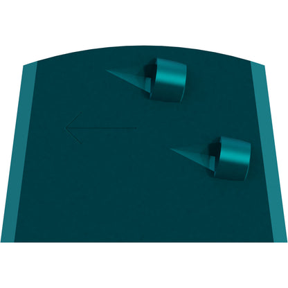 EDCO Dyma-PCD w/ Backing Segment, (Blue) Left Hand (3 Pack) for use with Magna-Trap® Single and Dual-Disc Floor Grinders.

Designed for penetrating industrial-grade coverings, waterproof membranes, and dense epoxy layers, this tool delivers medium texture and moderate scratch patterns on surfaces. The backing segment safeguards against the PCD causing digging or gouging concrete.