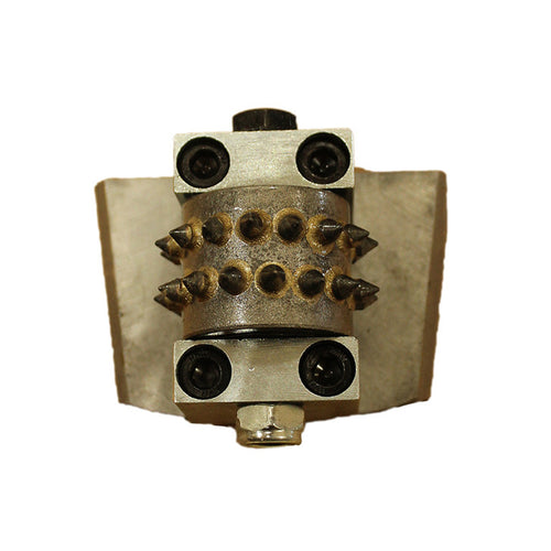 EDCO Magna-Spikes (Omni-Directional) for Magna-Trap® Floor Grinders.

This bush hammer is engineered to prepare surfaces for epoxy coatings, self-leveling compounds, or polymer overlays. It is also effective for stripping thin coatings.