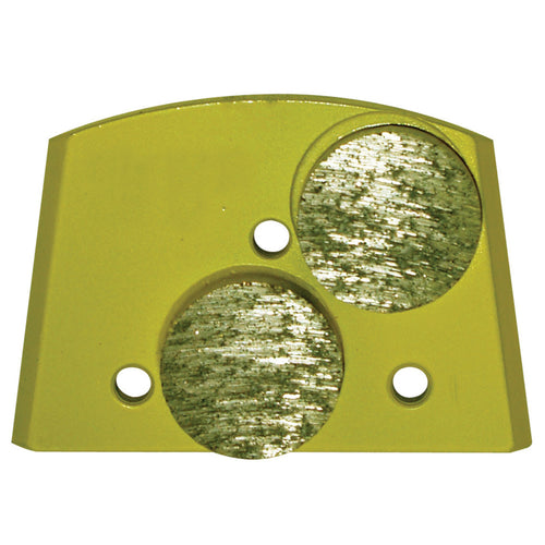 EDCO 30-Grit Double Dyma-Dot, (Yellow) for Soft Concrete (3 Pack)

Ideal for removing sealers, thin mil residential epoxies, brittle thinsets, and similar materials. It produces clean, smooth surfaces with minimal scratching and no gouging. This versatile product is suitable for various preparation and removal tasks.

For use with:

Magna-Trap® Floor Grinders, Single or Dual-Disc Models
Magna-Trap® Turbo Grinders, 7”, 9”, 10” Models
Classic-Style Grinders retrofitted with Magna-Trap® Multi-Tooling Disc
