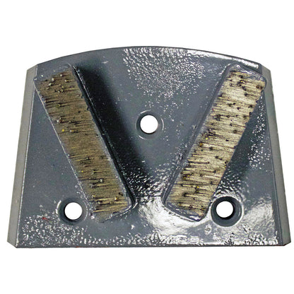 EDCO 18-Grit Double Dyma-Segs, (Grey) for Medium Concrete (3 Pack).

Designed for coating and concrete removal, this tool delivers a smooth, clean finish with medium scratching. Available in 18-Grit only.

For use with:

Magna-Trap® Floor Grinders, Single or Dual-Disc Models
Magna-Trap® Turbo Grinders, 7”, 9”, 10” Models
Classic-Style Grinders retrofitted with Magna-Trap® Multi-Tooling Disc
