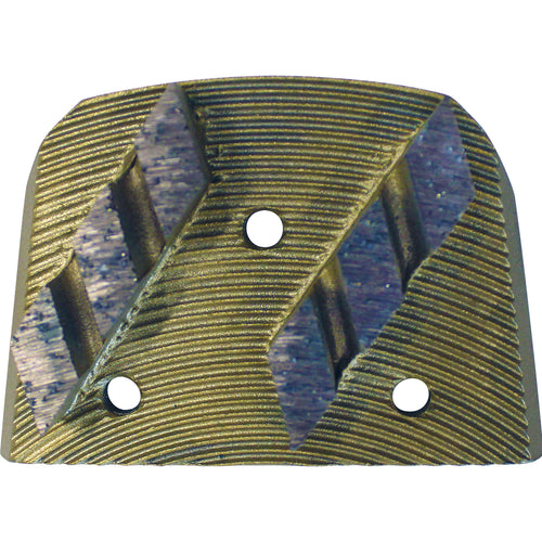 EDCO Magna-Trap® Specialty Tooling, Rapida 30-Grit Dyma-Segs (Gold) for Extremely Hard Concrete (3 Pack)

Ideal for hard-troweled concrete treated with water or solvent-based curing agents, this tool prevents diamond overheating and glazing, delivering smooth grinding and reliable performance where softer bond options fall short.

