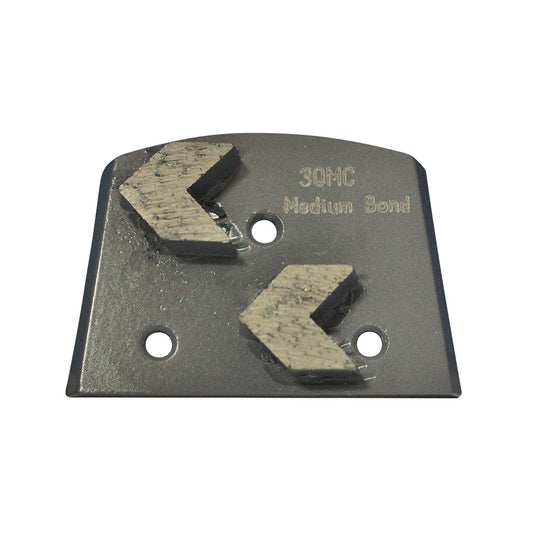 EDCO 30-Grit Dyma-Arrow, Left Hand, Medium Concrete (3 Pack)