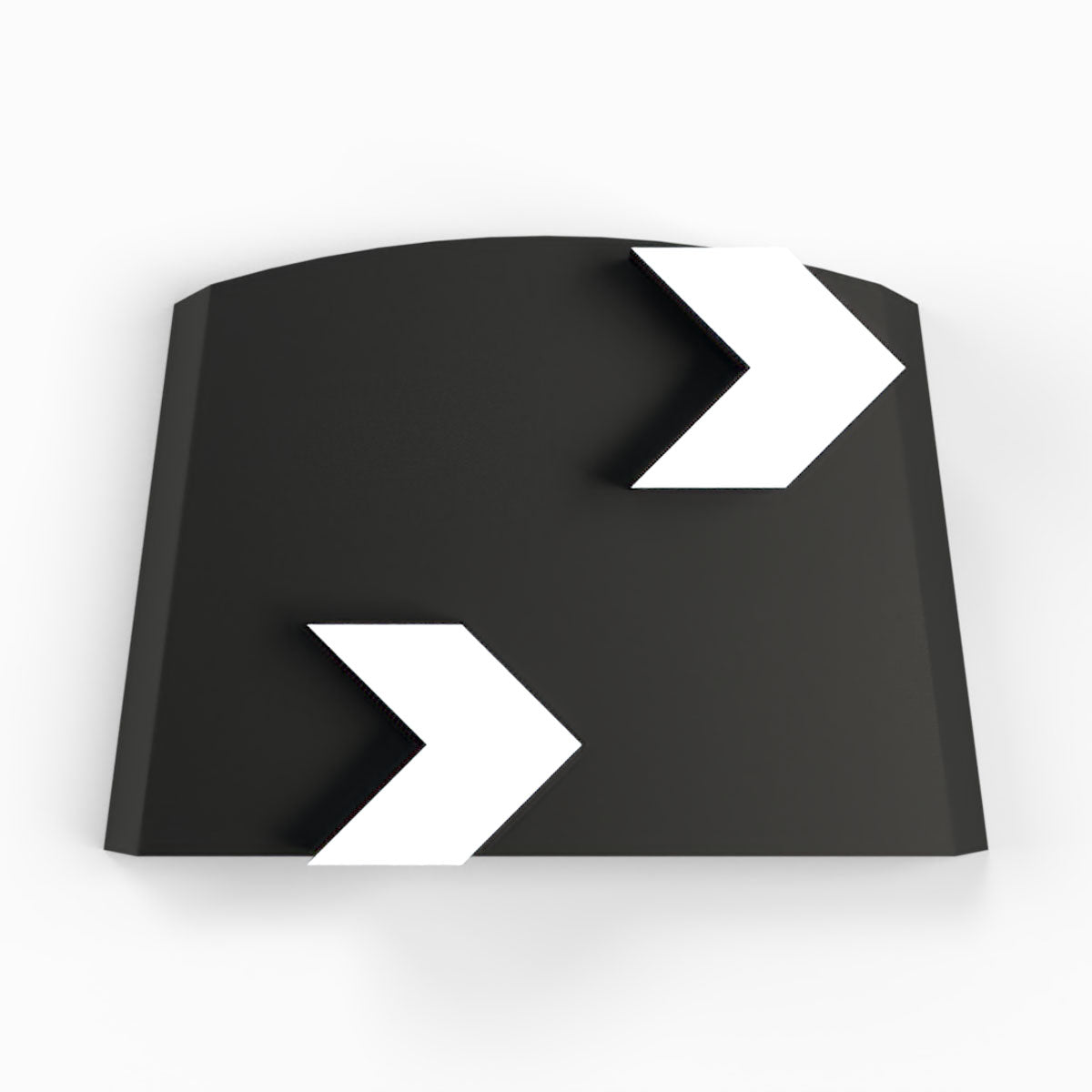 EDCO 30-Grit Dyma-Arrow, Right Hand (Black) Medium Concrete (3 Pack) for Magna-Trap® Dual-Disc Grinders only.

Made to eliminate mastic and adhesive from concrete surfaces, this product delivers a clean finish with a moderate level of scratching. It offers efficient concrete grinding but is not suited for preparing concrete for polishing.