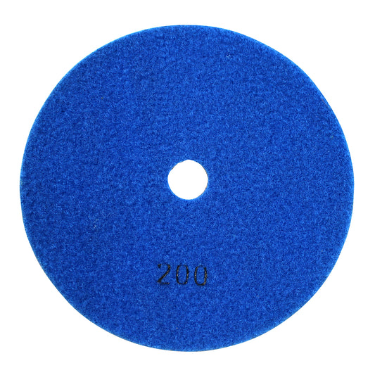 EDCO 7" Resin 200-Grit Polishing Pad, Wet/Dry for Handheld Grinder, or TMC-7 Turbo Edge Grinder w/ adapter.