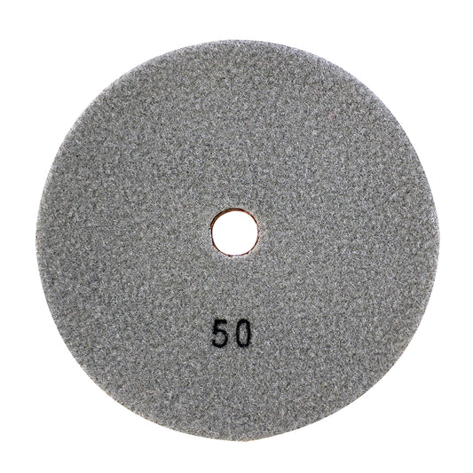 EDCO&nbsp;7" Resin 50-Grit Polishing Pad, Wet/Dry for Handheld Grinder, or TMC-7 Turbo Edge Grinder w/ adapter.