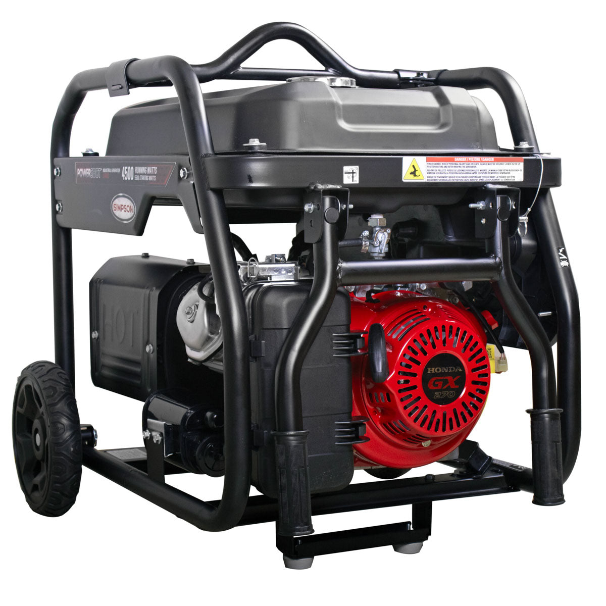 Simpson SCGH5500 Industrial Generator, 5500 Watts with Honda GX270 Engine