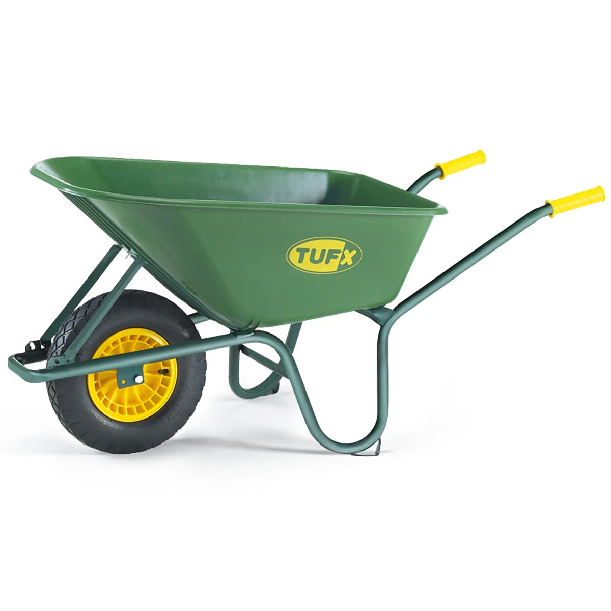 TUFX 6 cu. ft. Poly Tray Pro Gardener Wheelbarrow