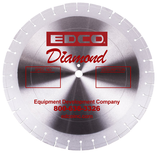 EDCO 30" Diamond Blade w/ PH Pro for Cured Concrete