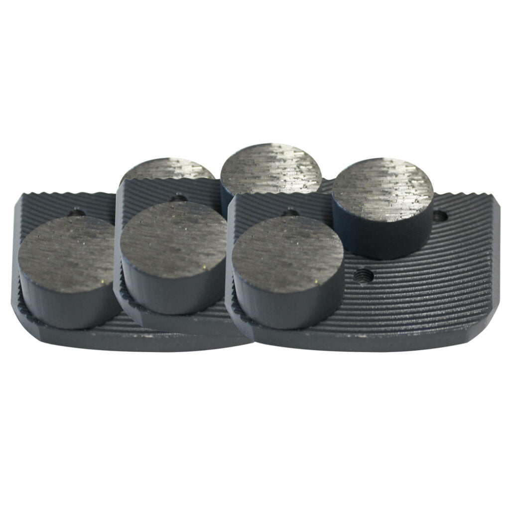 EDCO 30-Grit XL Double Dyma-Dots, Medium Concrete (3 Pack)