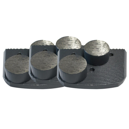 EDCO 30-Grit XL Double Dyma-Dots, Medium Concrete (3 Pack)