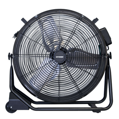 XPOWER FD-630D Brushless DC High Velocity 24" Drum Fan